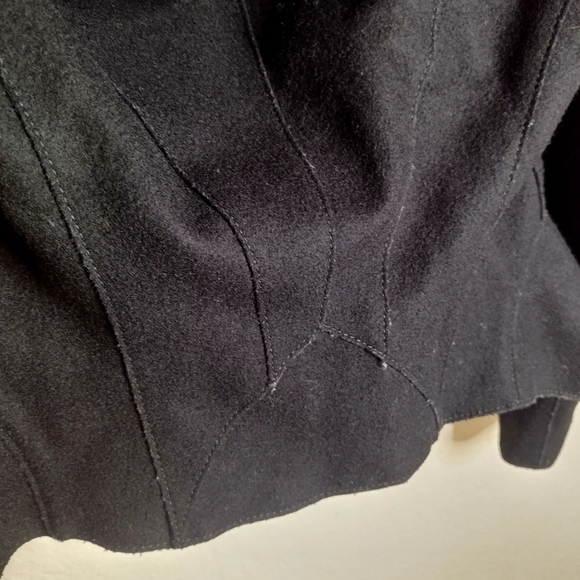 Louis Vuitton crop peplum hooded wool blend jacket sz 38/6 - Picture 10 of 16